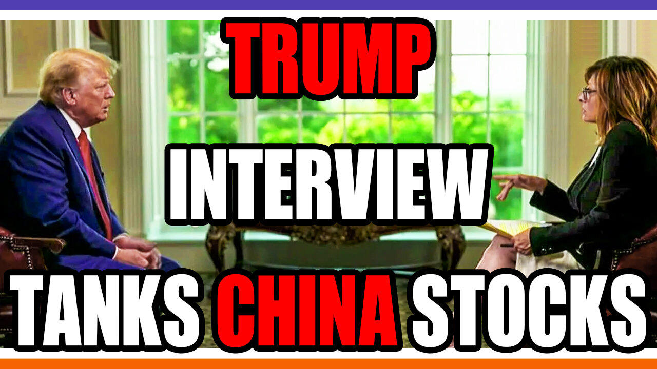 🔴LIVE: Trump Interview Crashes China Stocks, Anti-Blden Celebrity Kicked Out of Grammys 🟠⚪🟣