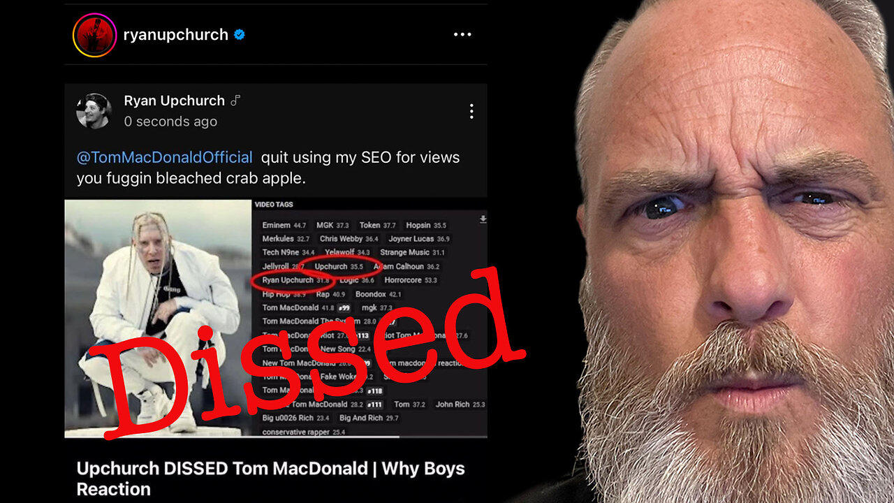 Upchurch Dissed Tom McClure's Live React Review Make Fun Of Laugh At