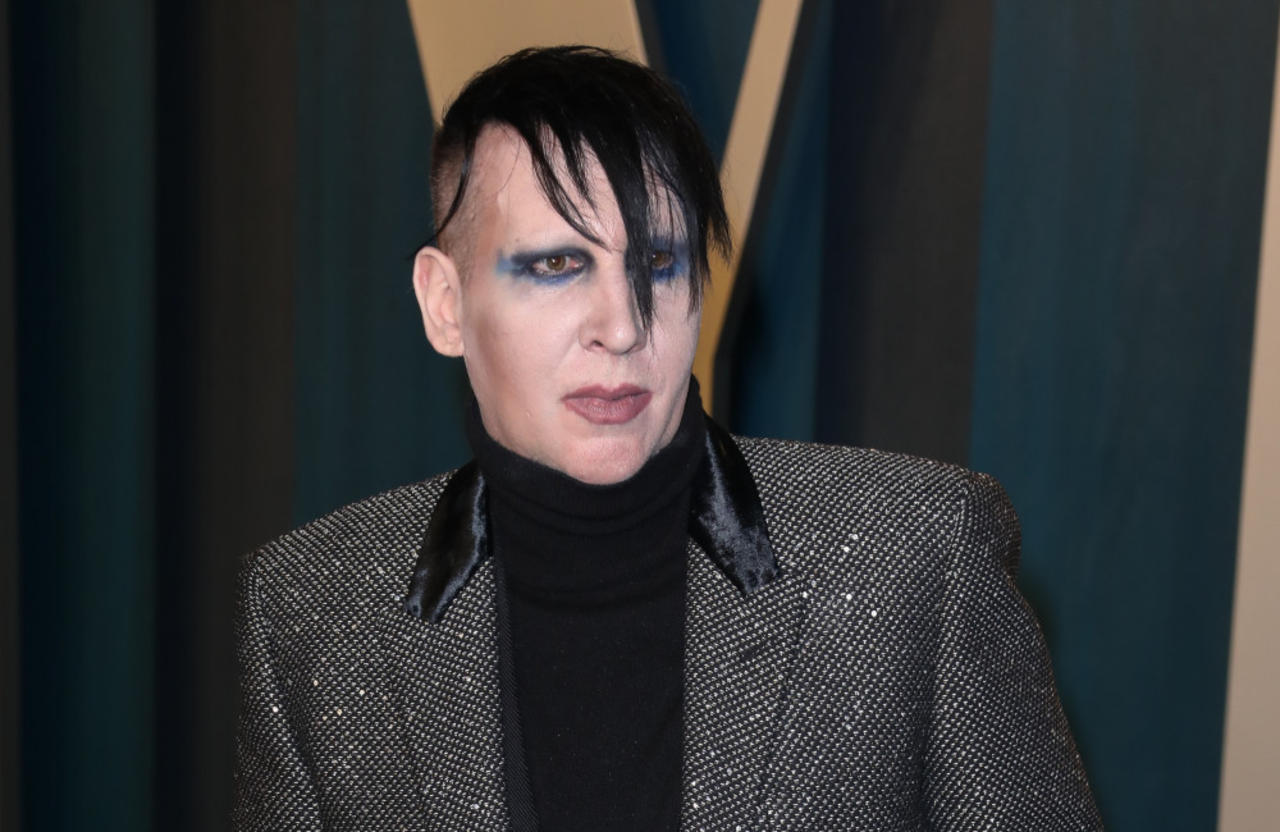 Marilyn Manson completes community service after blowing nose on camerawoman