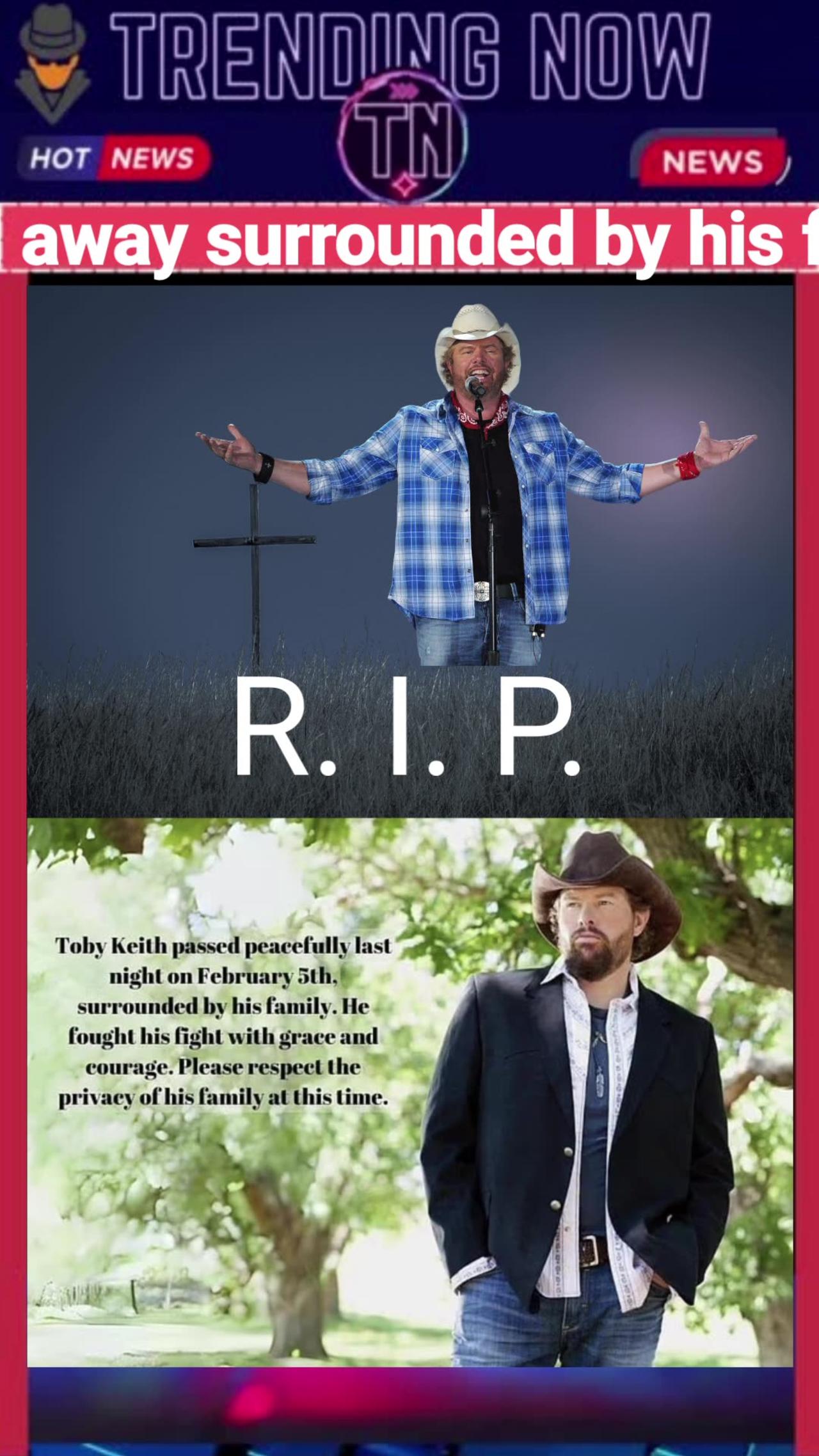 R.I.P Toby Keith @ 62 Years Old