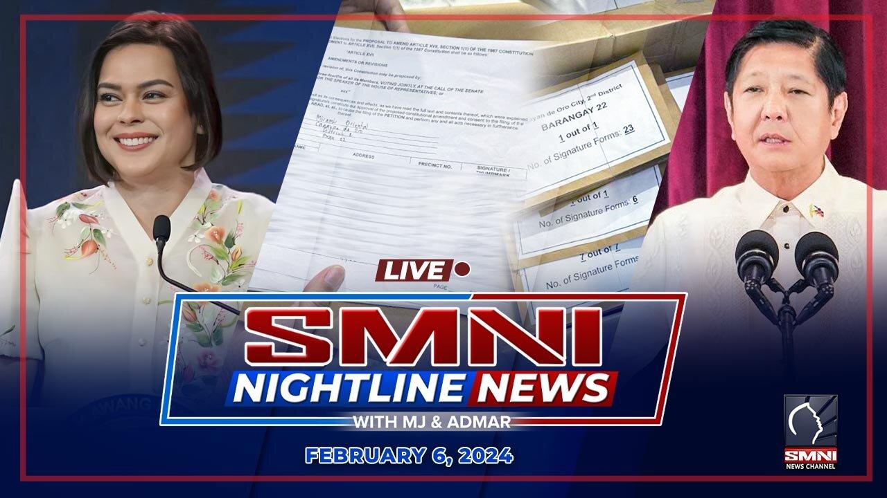 LIVE: SMNI Nightline News with MJ Mondejar and Admar Vilando | February 6, 2024
