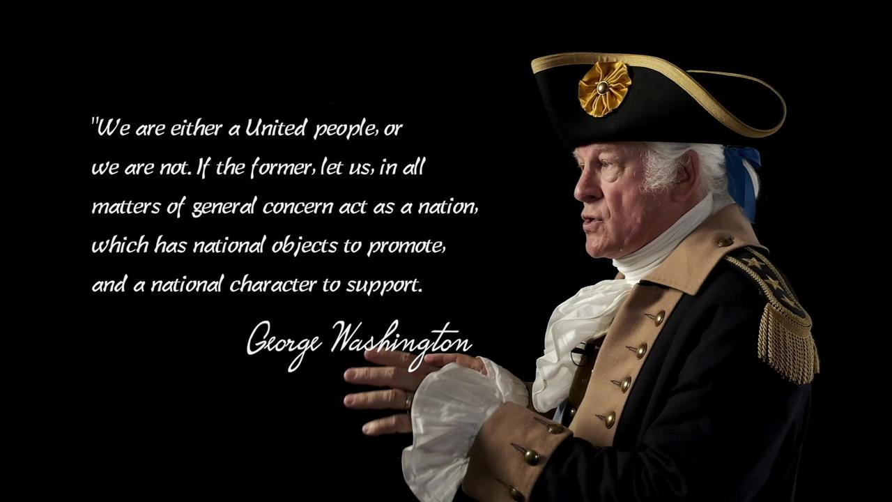 "We are either a United people, or we are not..." George Washington Letter to James Madison 1785