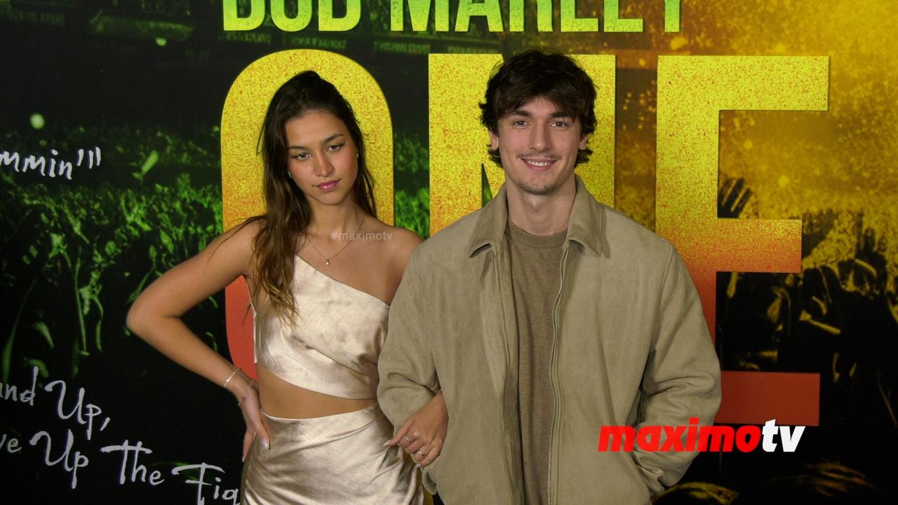 Mikaela Lafuente and Bryce Hall 'Bob Marley One Love' Los Angeles Premiere Black Carpet