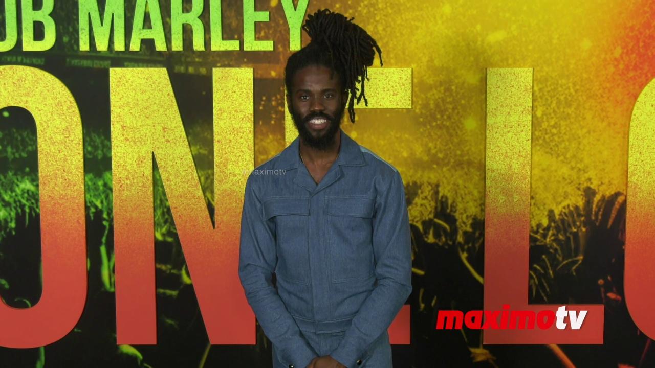 Hector 'Roots' Lewis 'Bob Marley: One Love' Los Angeles Premiere Black Carpet