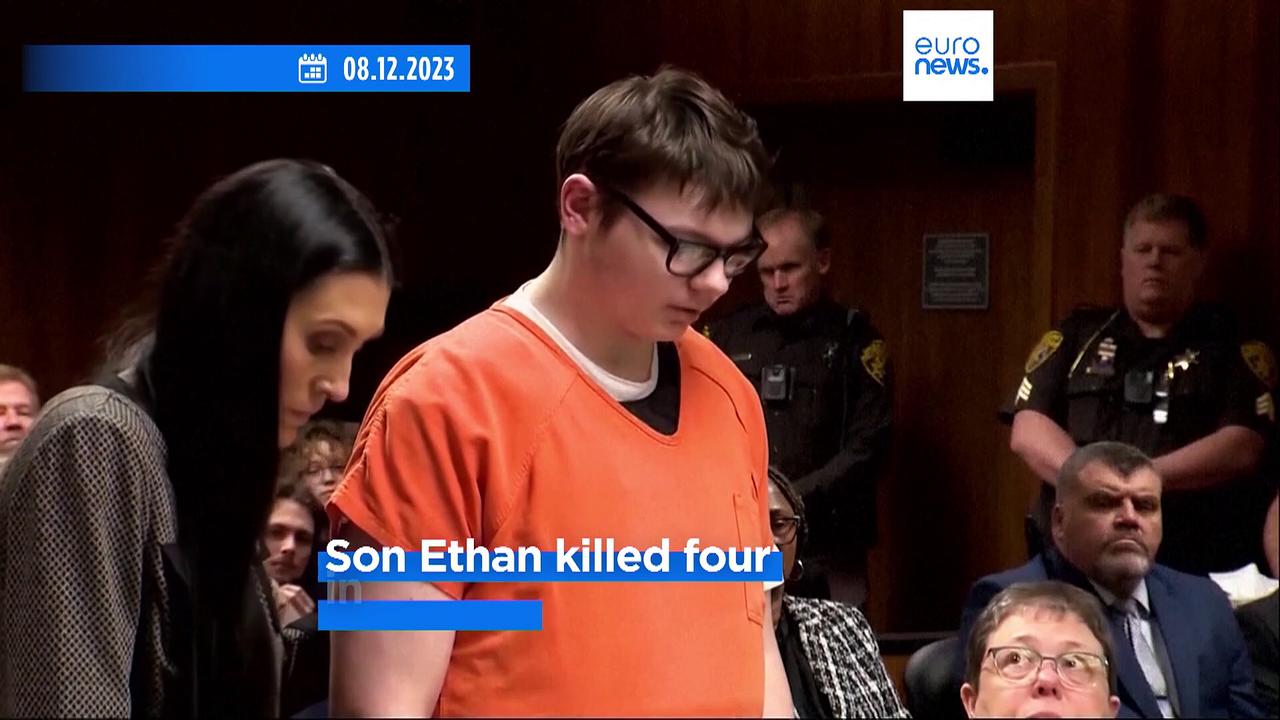 Mother of US school shooter found guilty of manslaughter in landmark case
