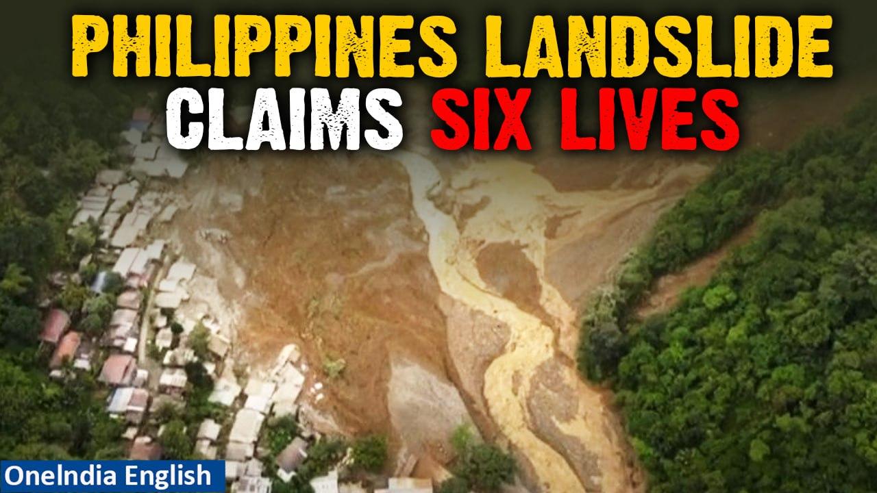 Philippines: Landslide caused by heavy rains; six casualties reported, 31 injured | Oneindia News