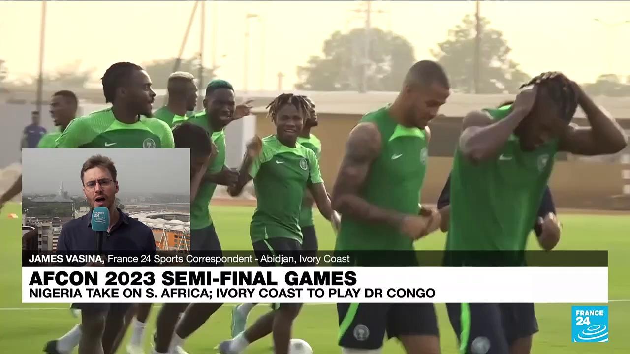 Afcon 2023 semi-finals: Nigeria take on S.Africa, Ivory Coast to play DR Congo