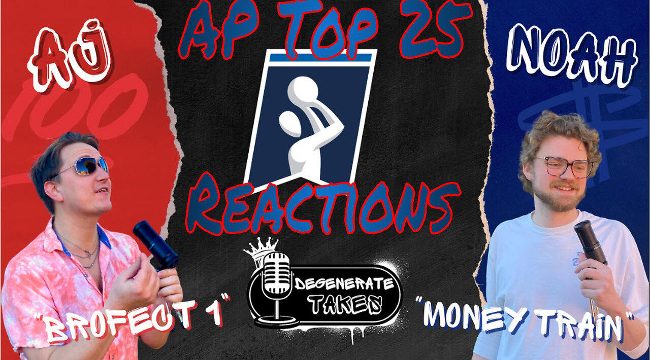 College Basketball AP Top 25 Reactions