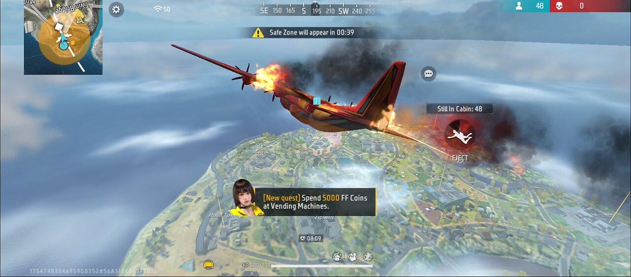 plane crash #bermuda#free fire#battle royale#gaming#video 2