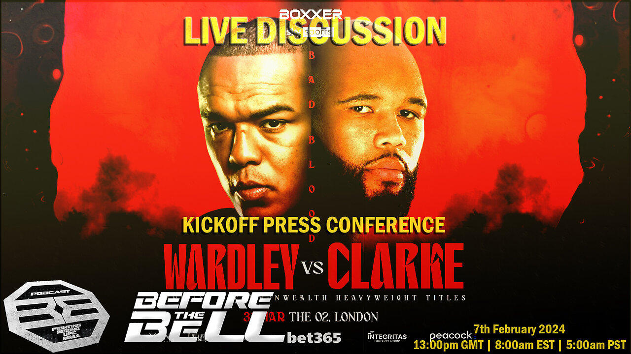 Fabio Wardley vs Fraser Clarke: Kickoff Press Conference | LIVE COMMENTARY