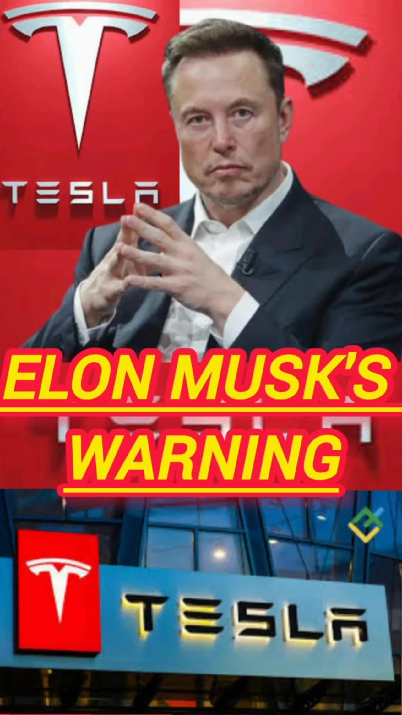 Elon Musk's Warning #elonmusk #tesla #viral #elonmusk