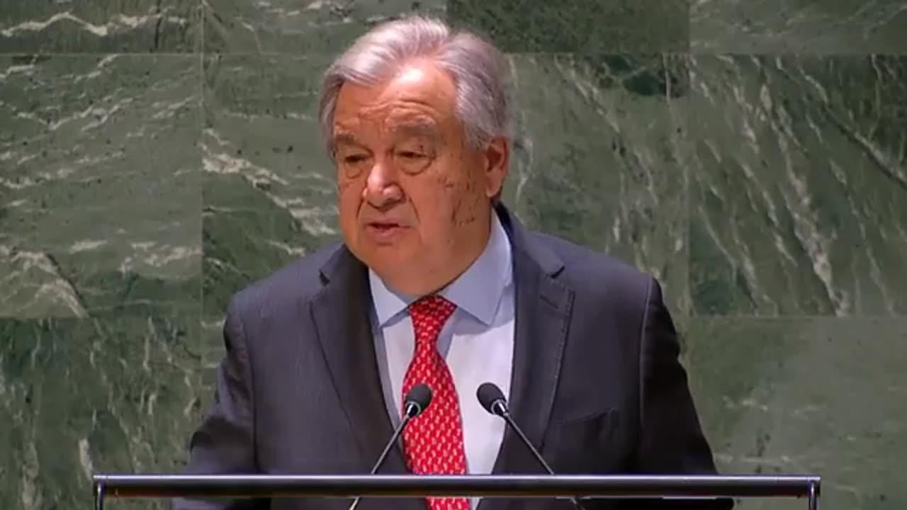 Secretary-General of the United Nations: "Our planet is transitioning into a period of disorder."