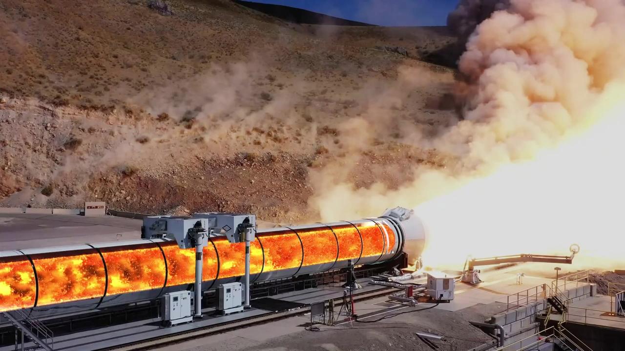 Look inside NASA's Solid Rocket Booster for the Space Launch System Artemis program