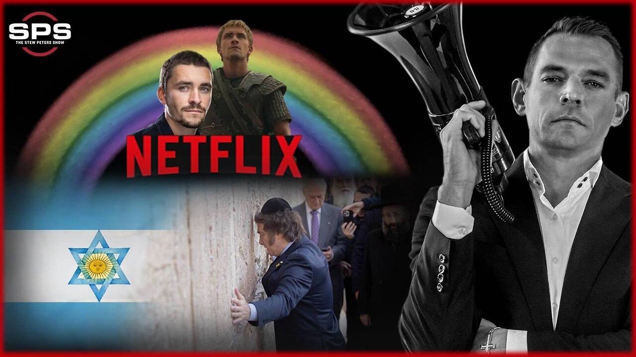 LIVE: Israel First: Javier Milei WAILS At Wall, Netflix Docuseries: Alexander The GAY, Bezos CENSORS