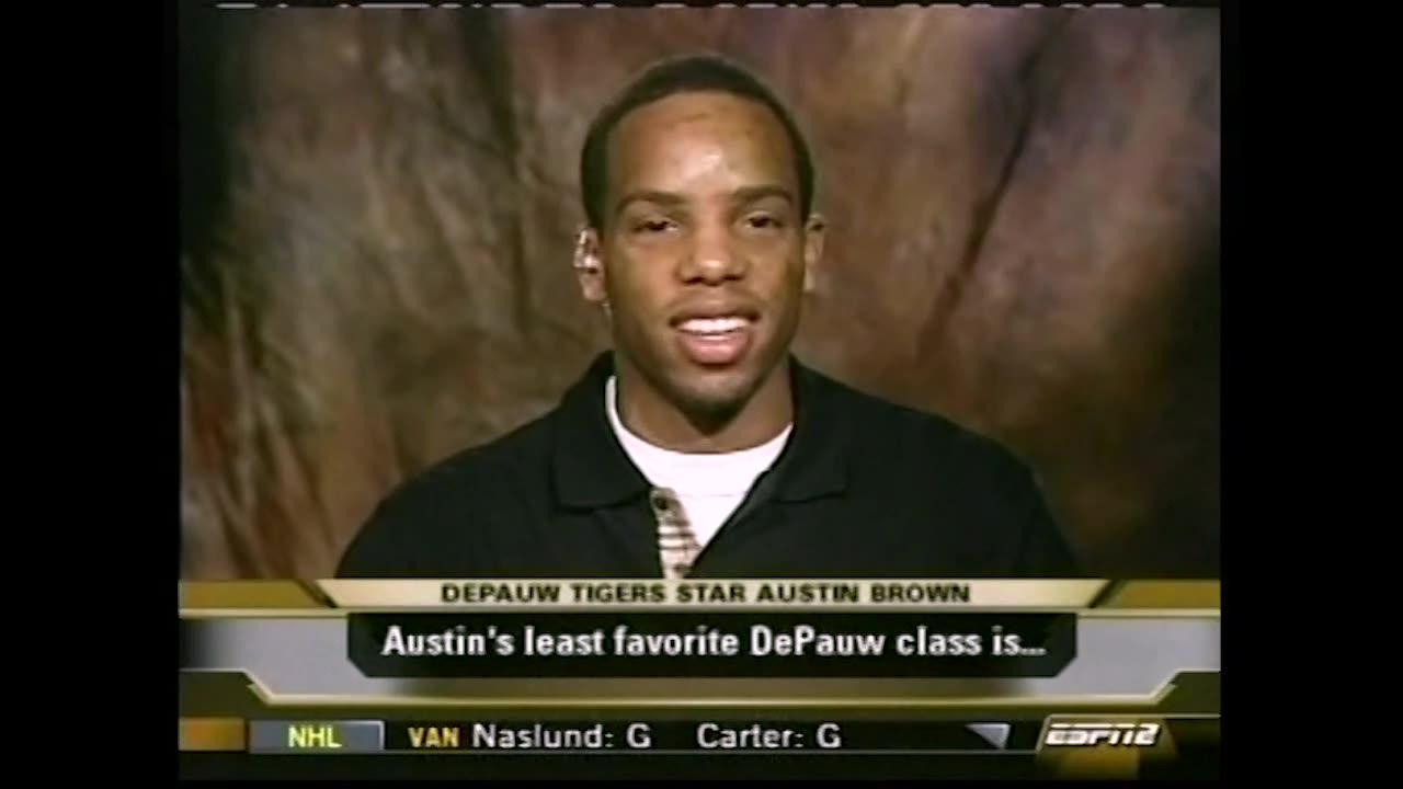 March 1, 2006 - DePauw Hoopster & Future Sports Agent Austion Brown on 'Cold Pizza'