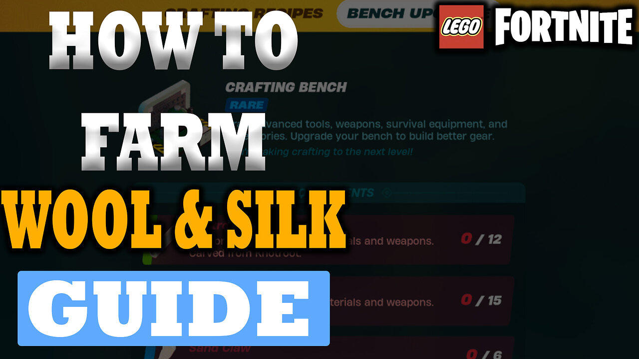 How To Farm Silk & Wool In LEGO Fortnite