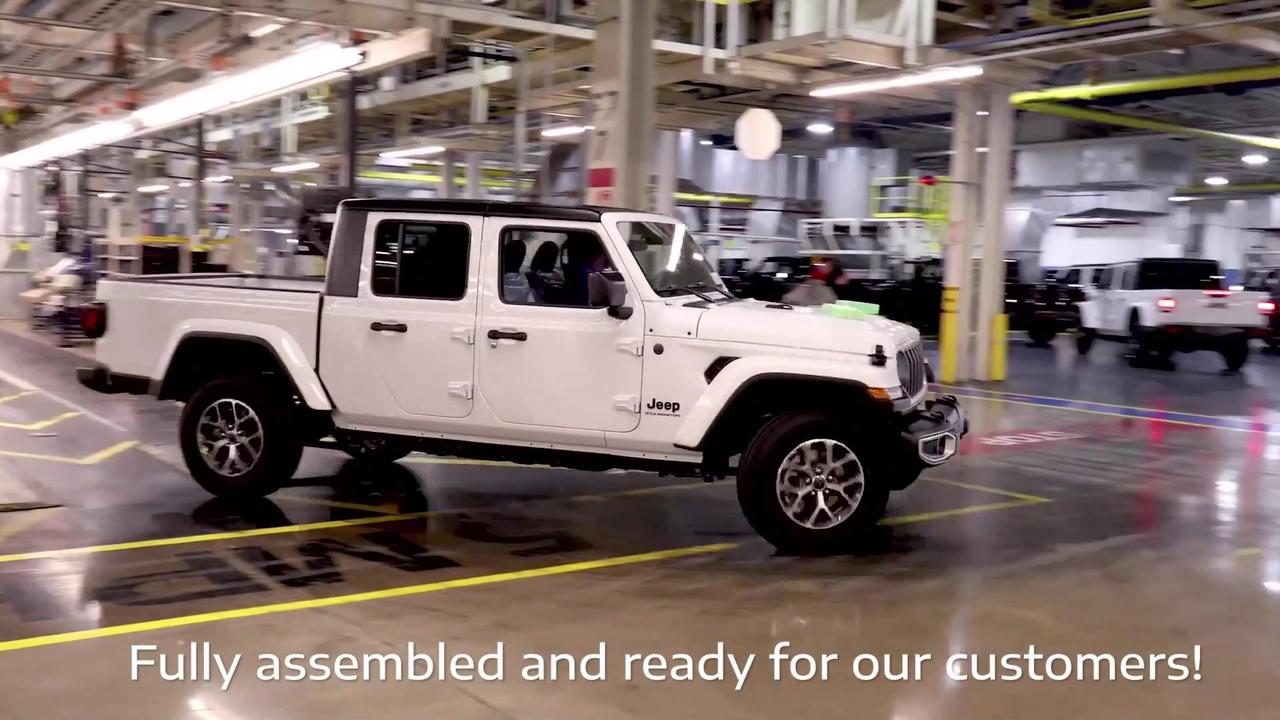New 2024 Jeep® Gladiator Production Starts at Toledo Assembly Complex