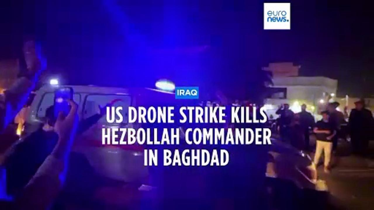 US drone strike in Baghdad kills high-ranking militia leader linked to attacks on American troops