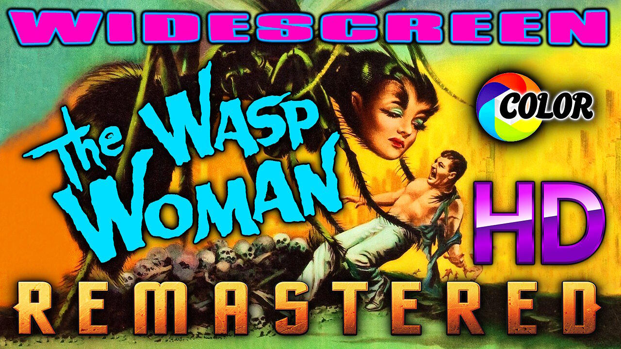 The Wasp Woman - FREE MOVIE - HD WIDESCREEN - REMASTERED - HORROR