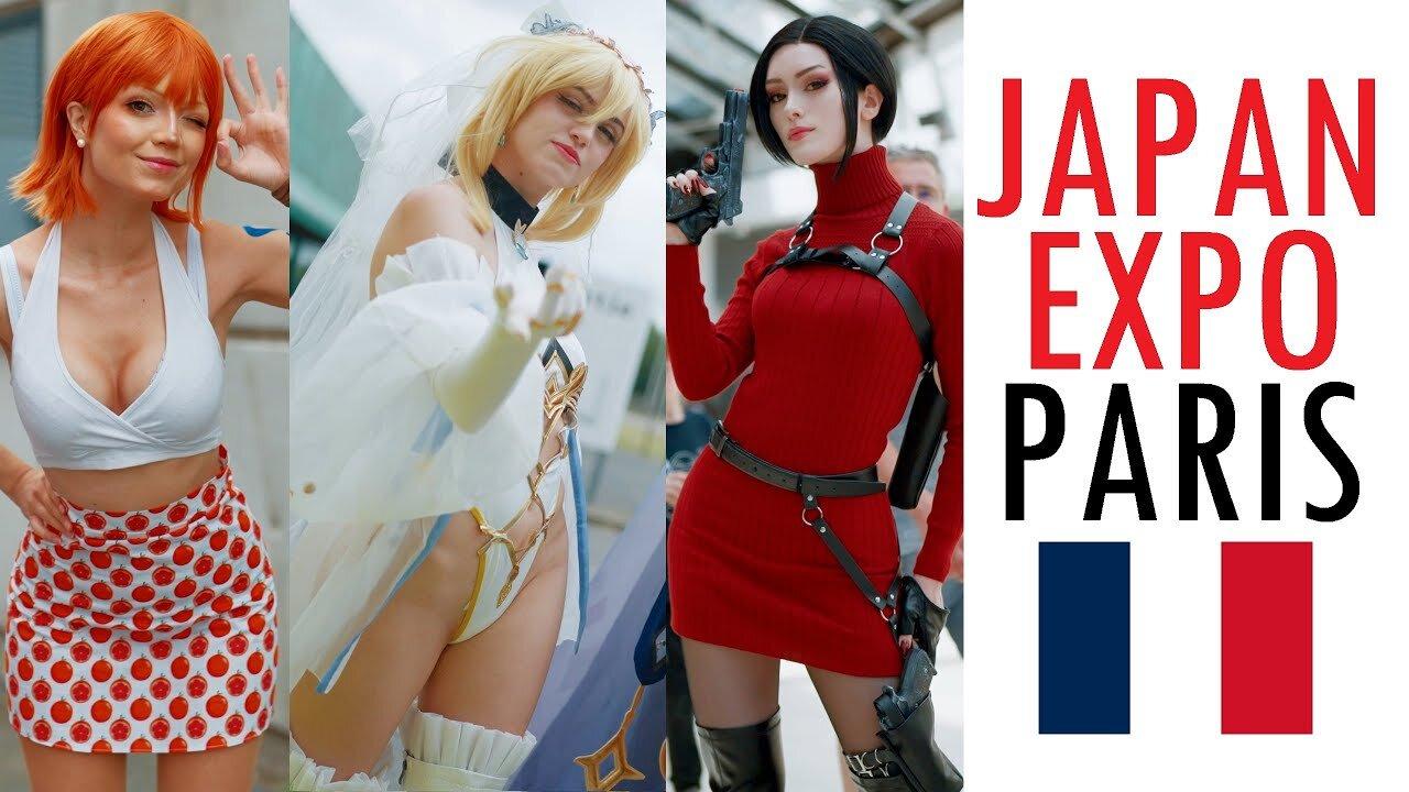 THIS IS JAPAN EXPO PARIS FRANCE ANIME EXPO COMIC CON 2023 BEST COSPLAY MUSIC VIDEO BEST COSTUMES