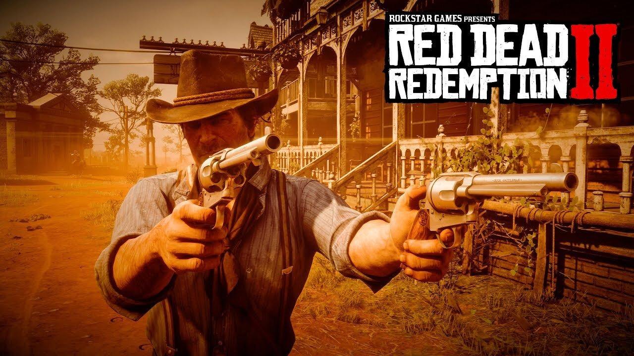 red dead redemption 2 cowboy gameplay  on pc 😱