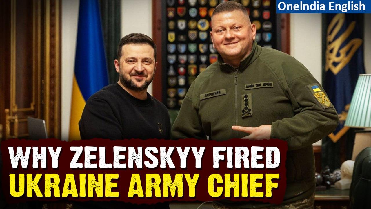 Zelenskyy's Military Shake-up: Ukraine Army Chief Zaluzhnyi Removed | Oneindia News