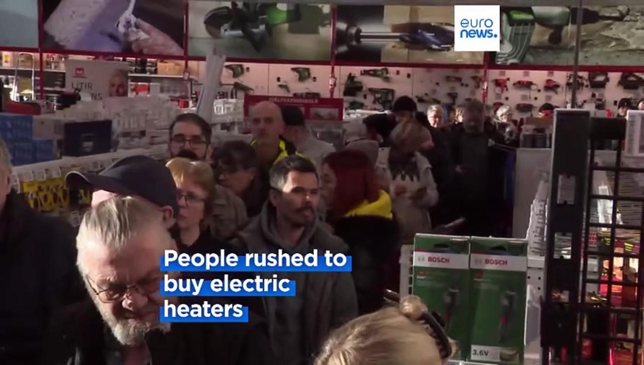 Volcanic eurrption in Iceland leaves thousands left without heating and hot water
