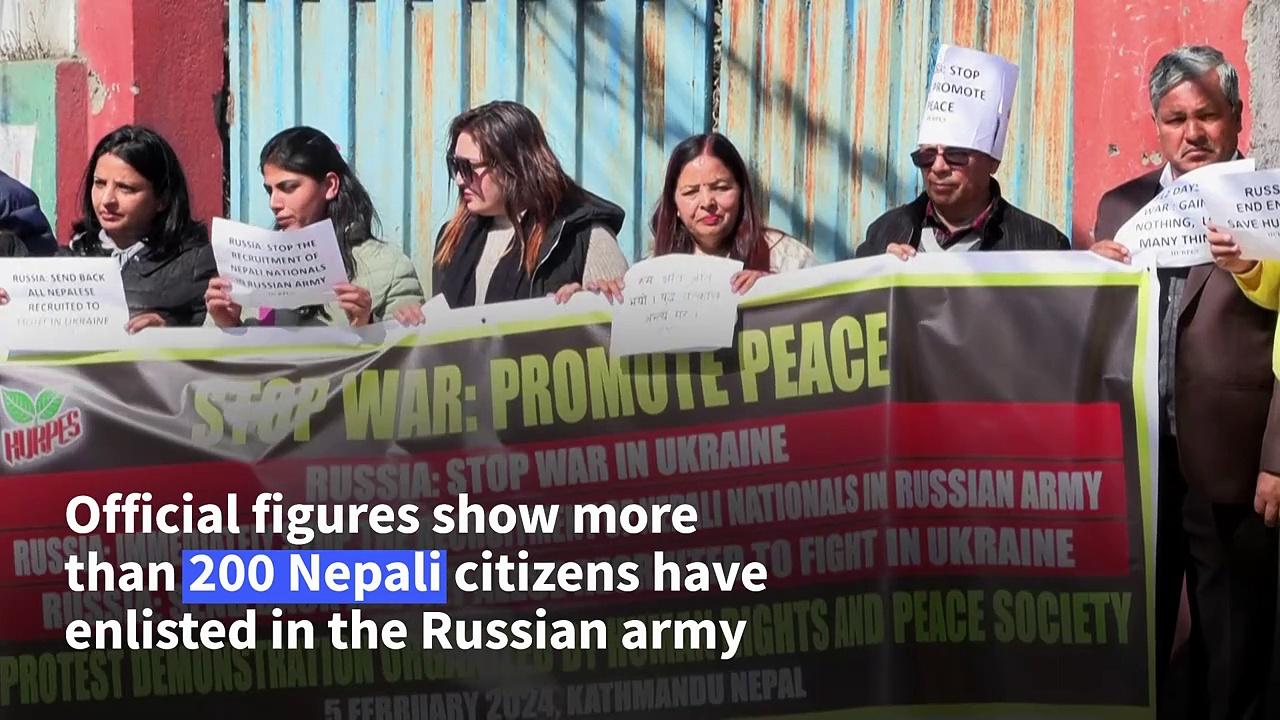 Nepali soldiers-for-hire fight for Russia in Ukraine