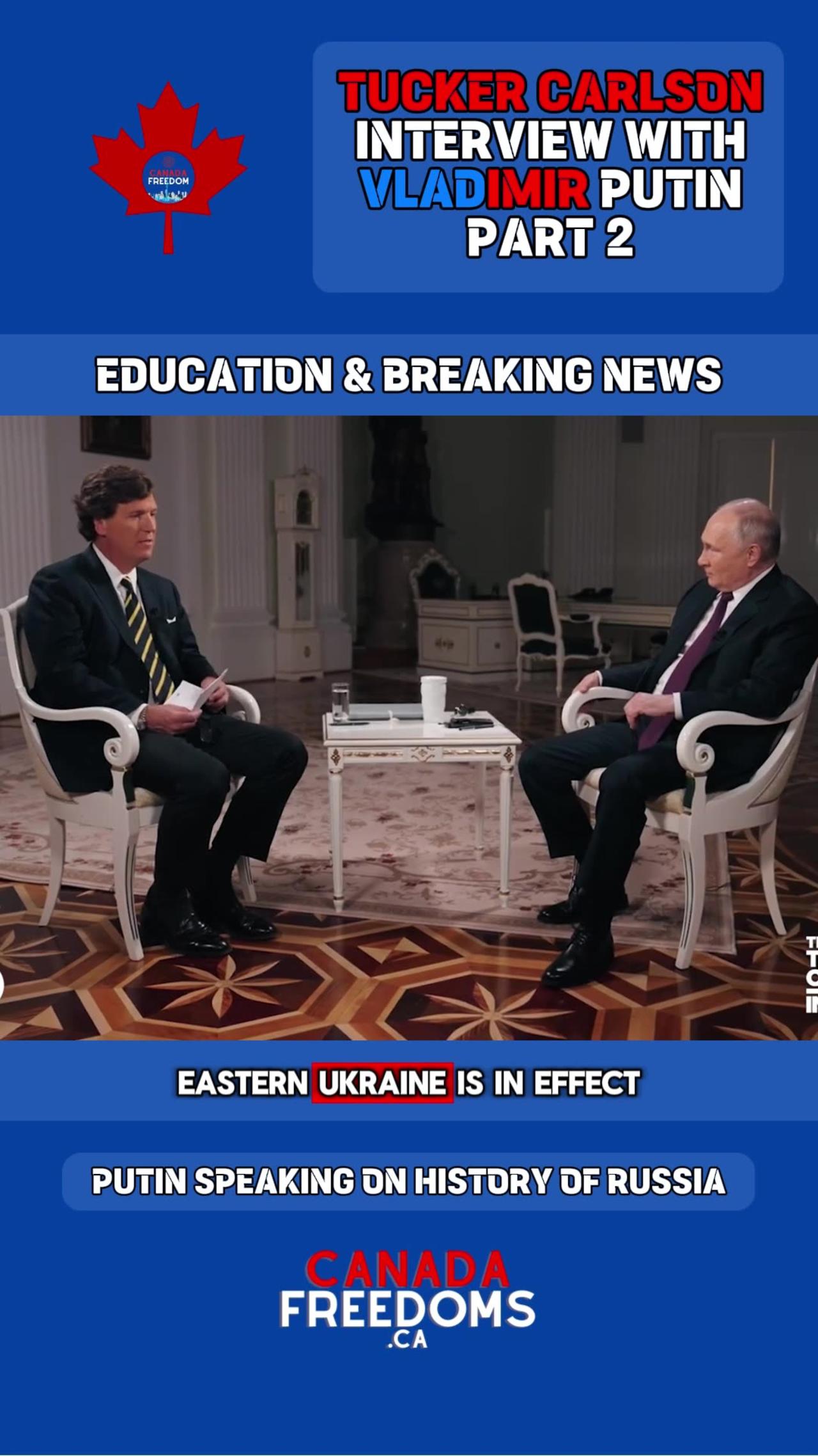 Tucker Carlson's Interview With Vladimir Putin | Russian History Part 2