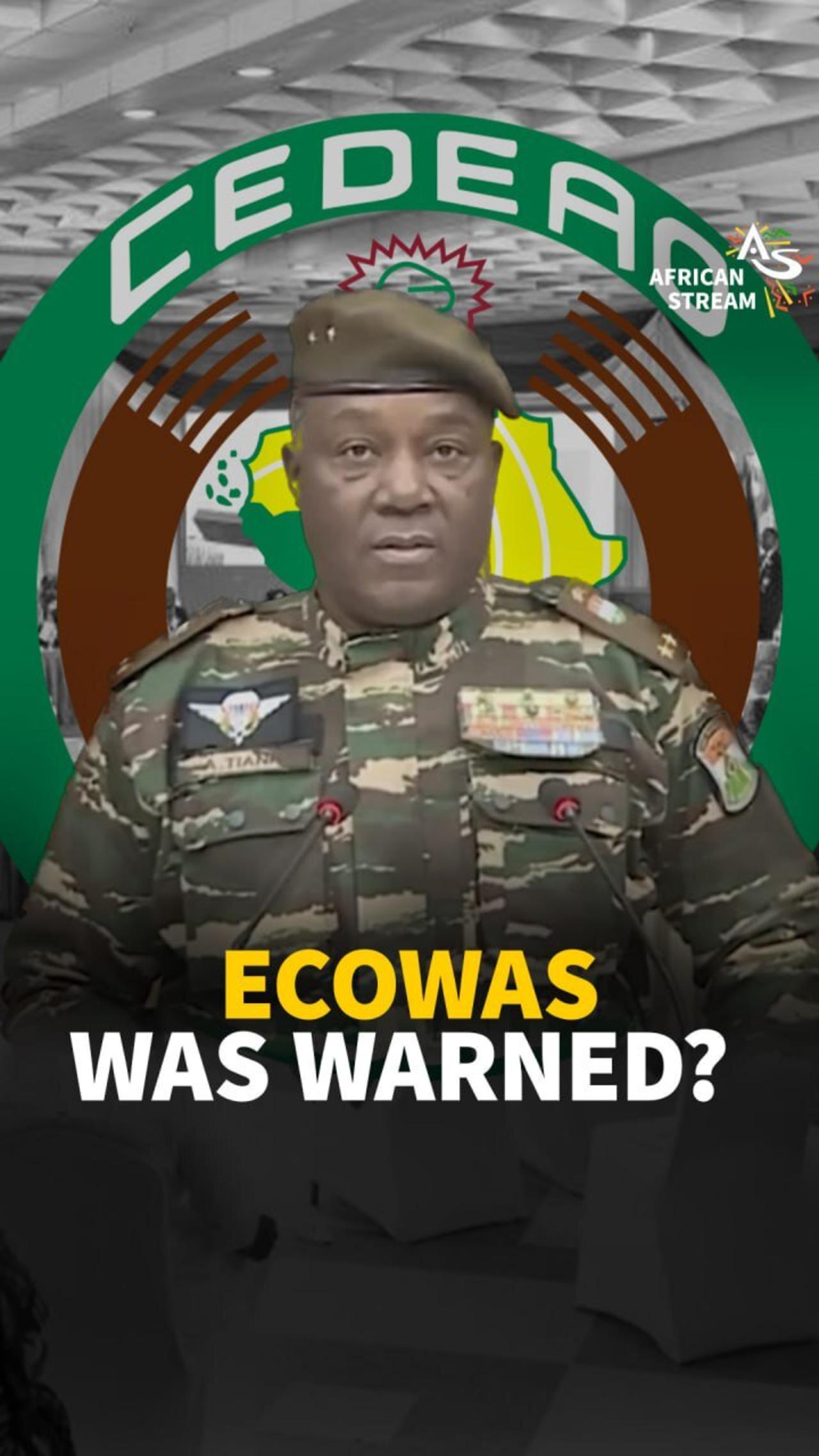 ECOWAS WAS WARNED?
