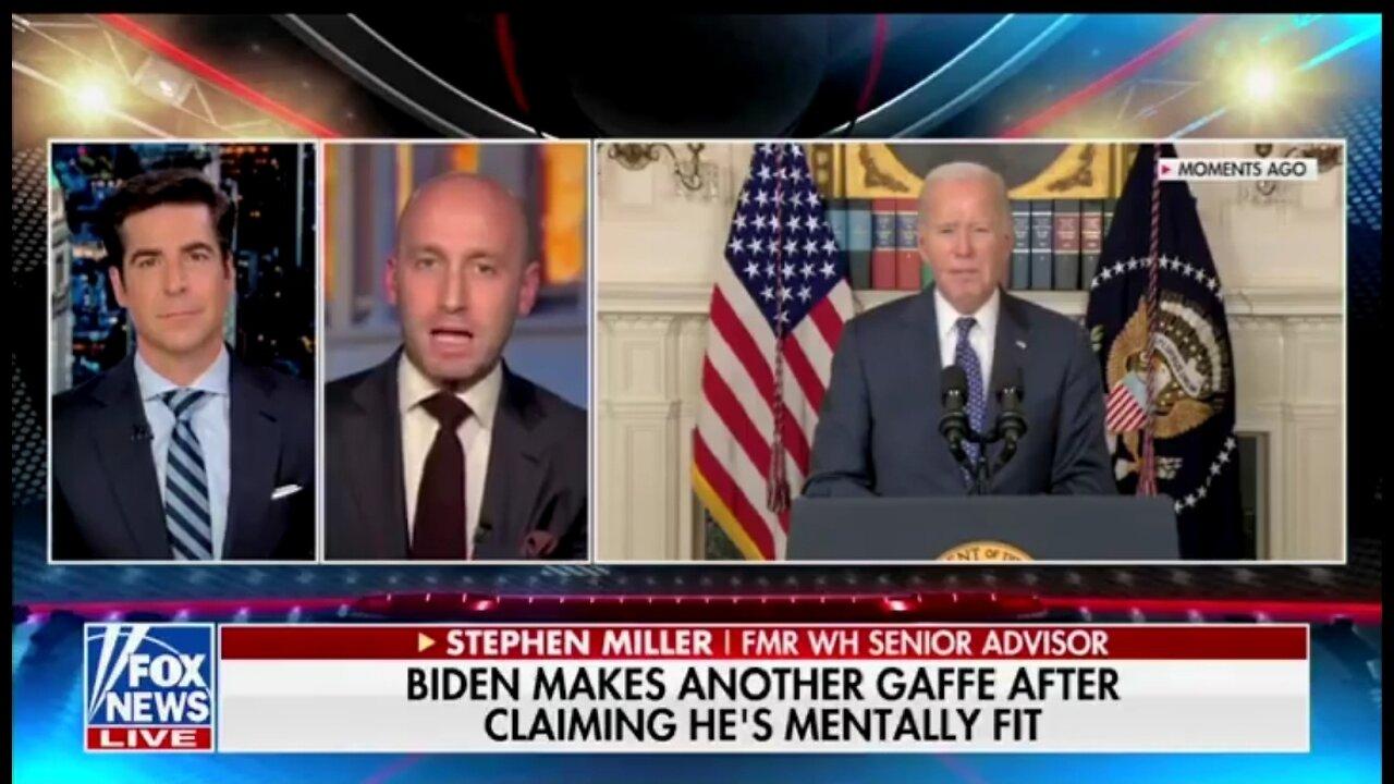 Stephen Miller UNLOADS On Biden's on Biden's Mental Decline