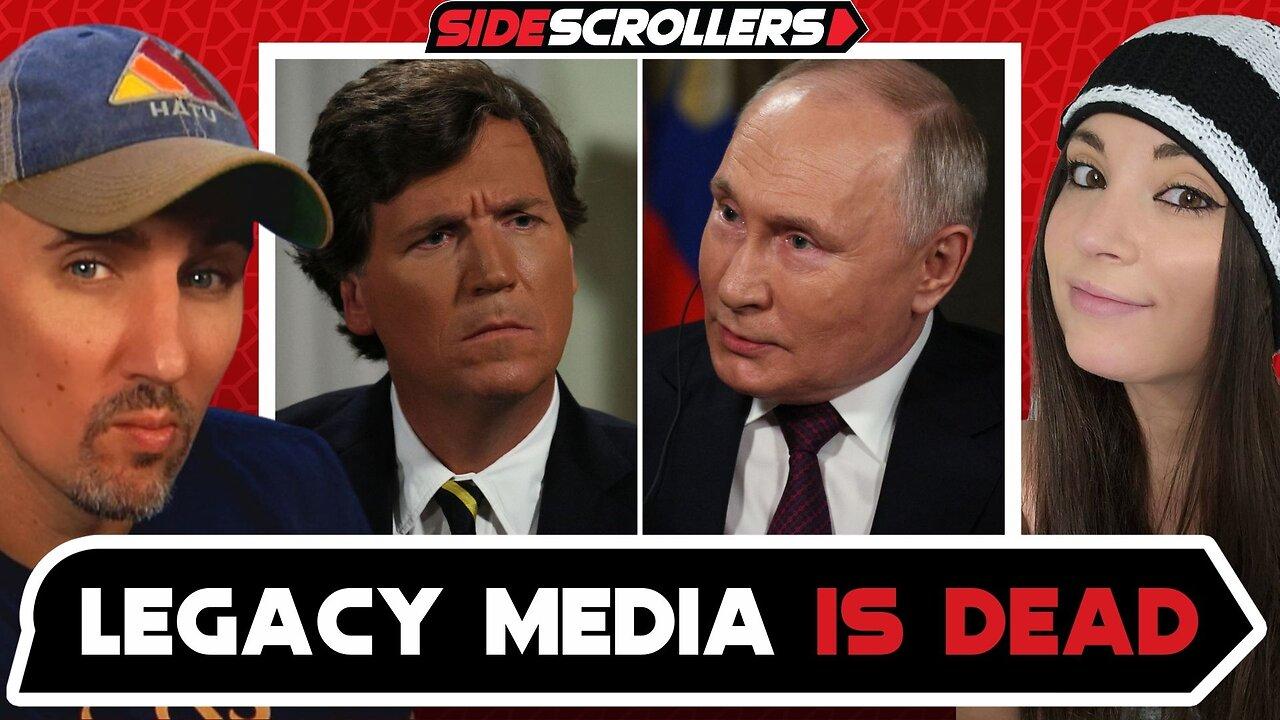 Tucker Carlson/Putin DESTROYS Main Stream Media, UK Law to JAIL For Misinformation | Side Scrollers