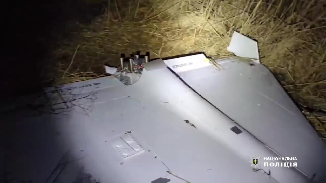 Ukrainian Military Police Find a Crashed Russian Shahad Drone Almost Intact