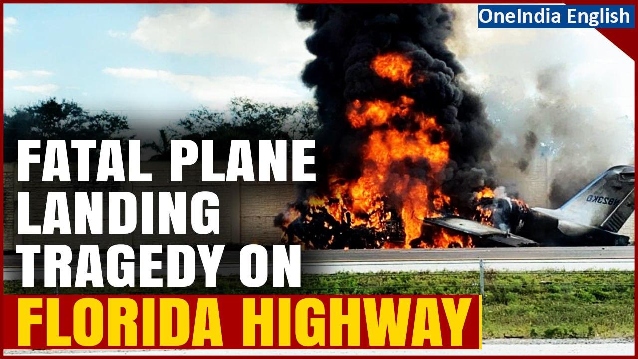 Florida highway plane crash: Two casualties after plane crashes into car on Interstate 75 | Oneindia