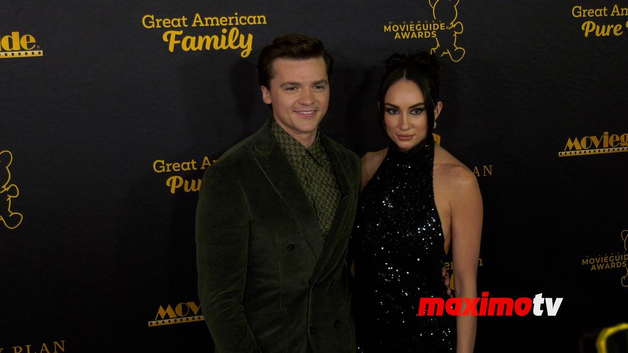 Joel Courtney and Mia Courtney 31st Annual Movieguide Awards Gala Red Carpet