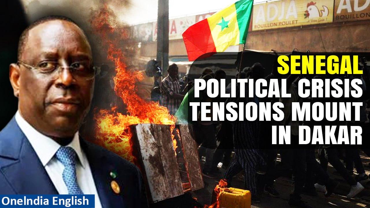 Senegal: Police and protesters clash in Dakar in first major unrest over vote delay | Oneindia News