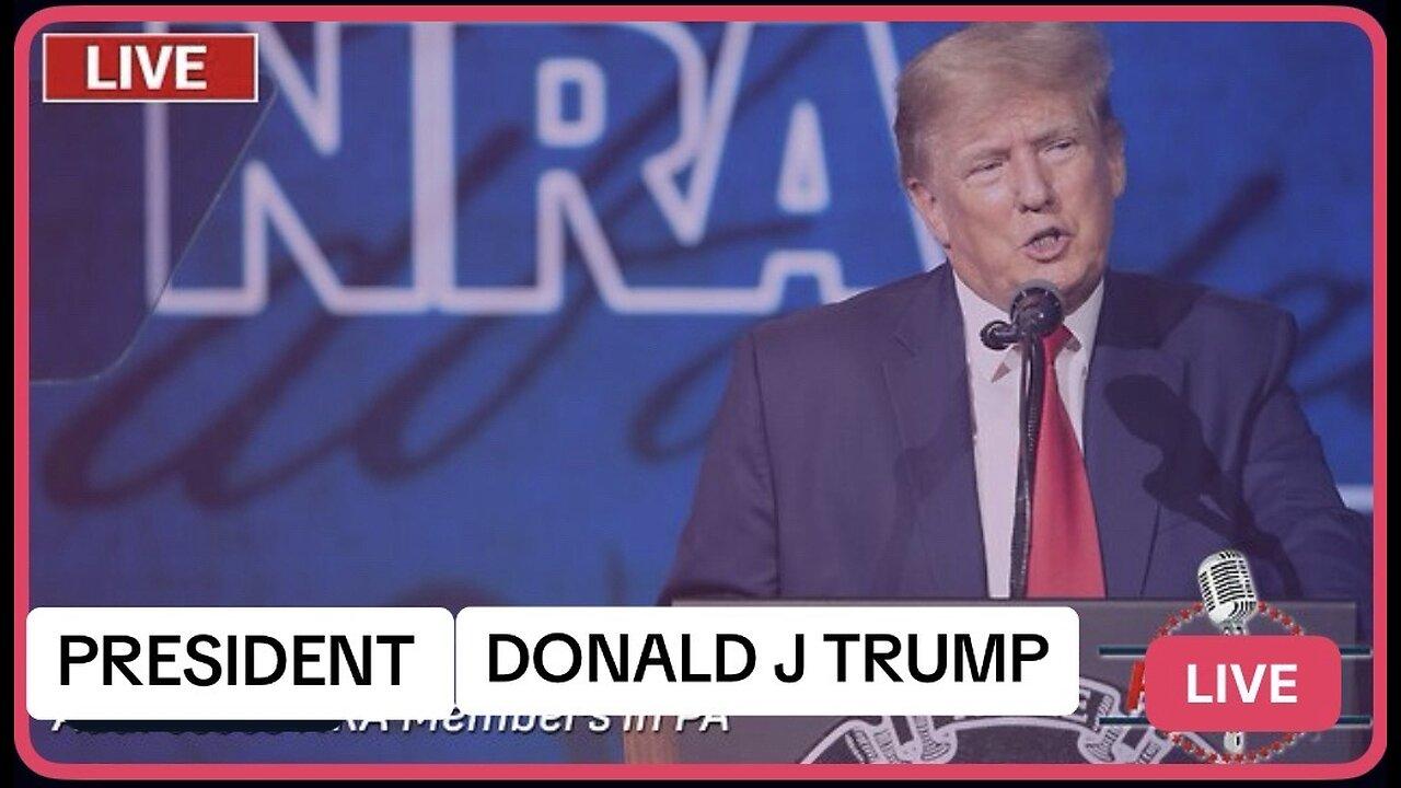 LIVE: President Donald J. Trump Addresses NRA Members in Harrisburg, PA - 2/9/24