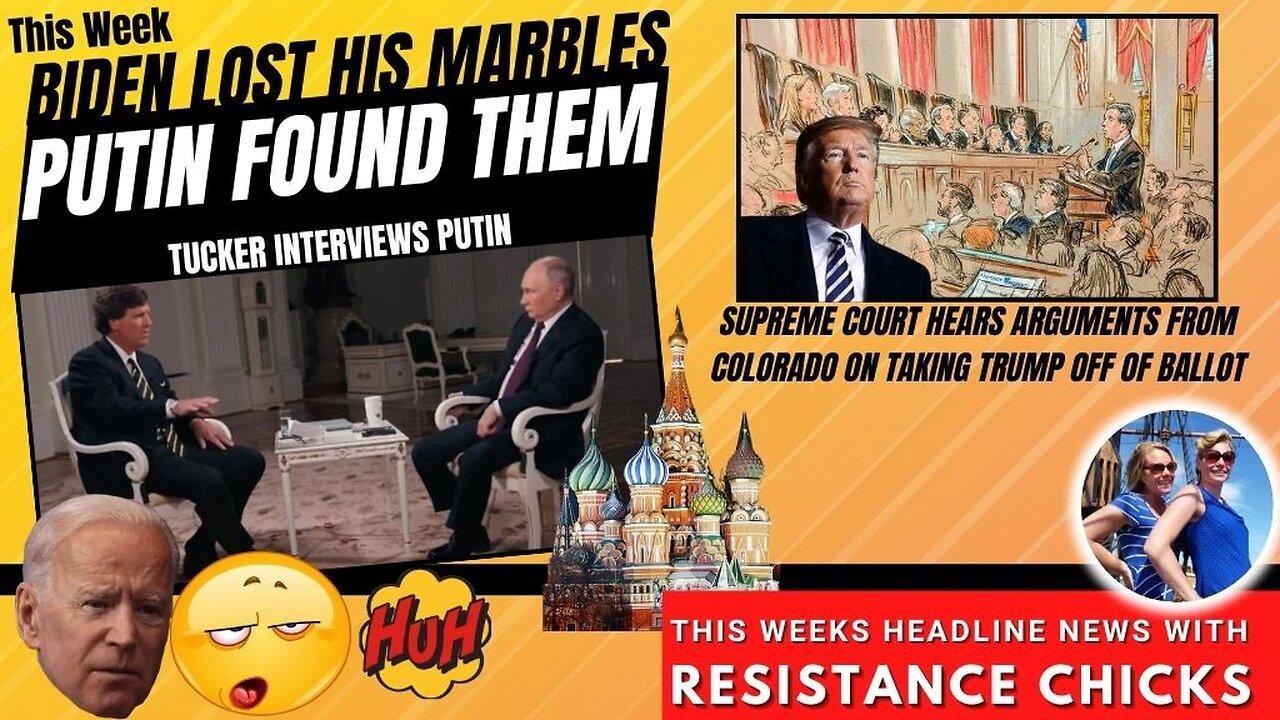 Biden is Losing His Marbles & Putin Found Them Headline News 2/9/2024
