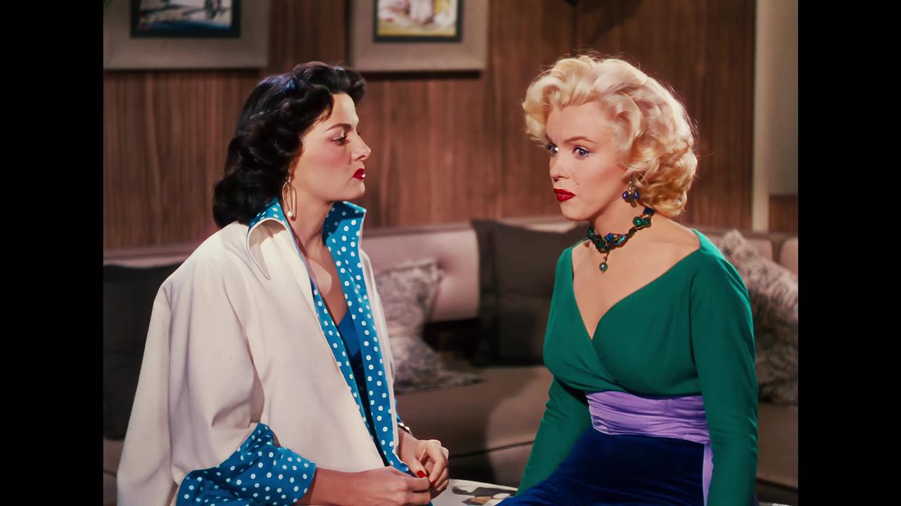 Marilyn Monroe Gentlemen Prefer Blondes 1953 Stateroom scene remastered 4k
