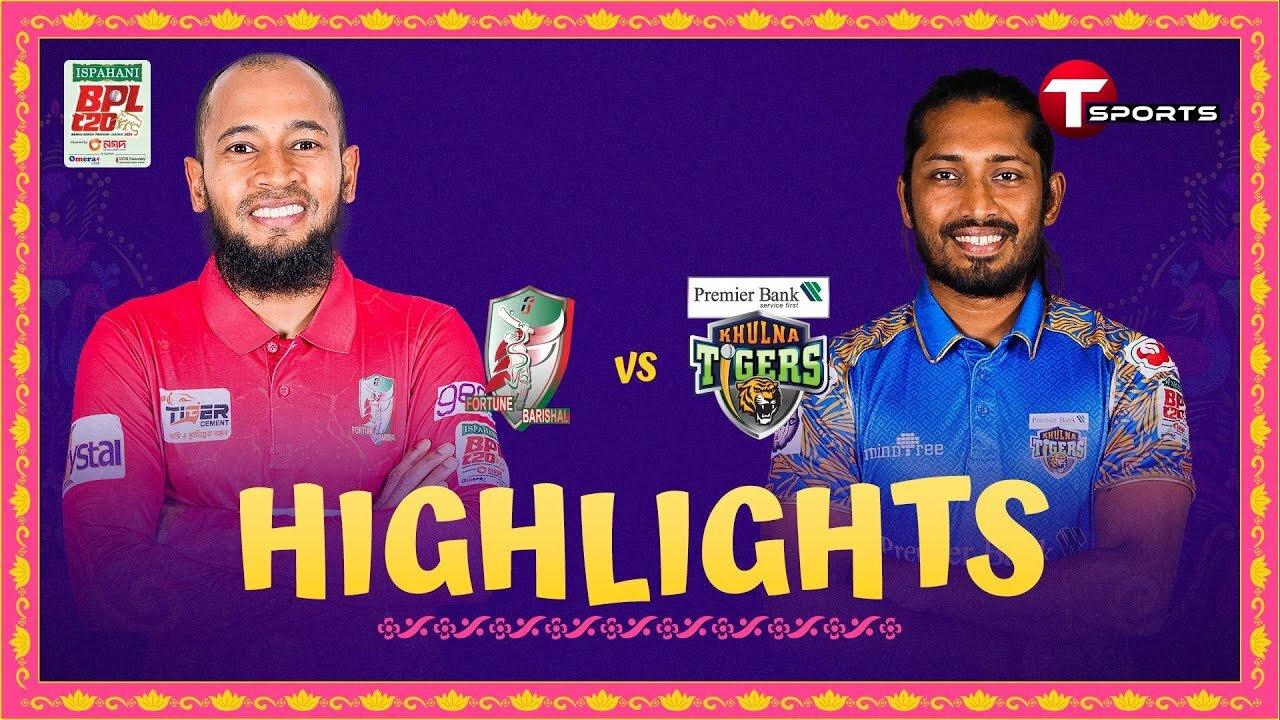 Highlights _ Fortune Barishal vs Khulna Tigers _ BPL 2024 _ Cricket _ Match 6