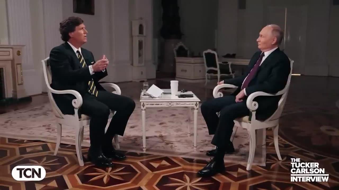Vladimir Putin interviews Tucker Carlson