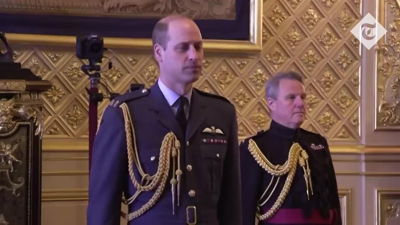 Royalnews -Prince William carries out investiture as King rests at Sandringham