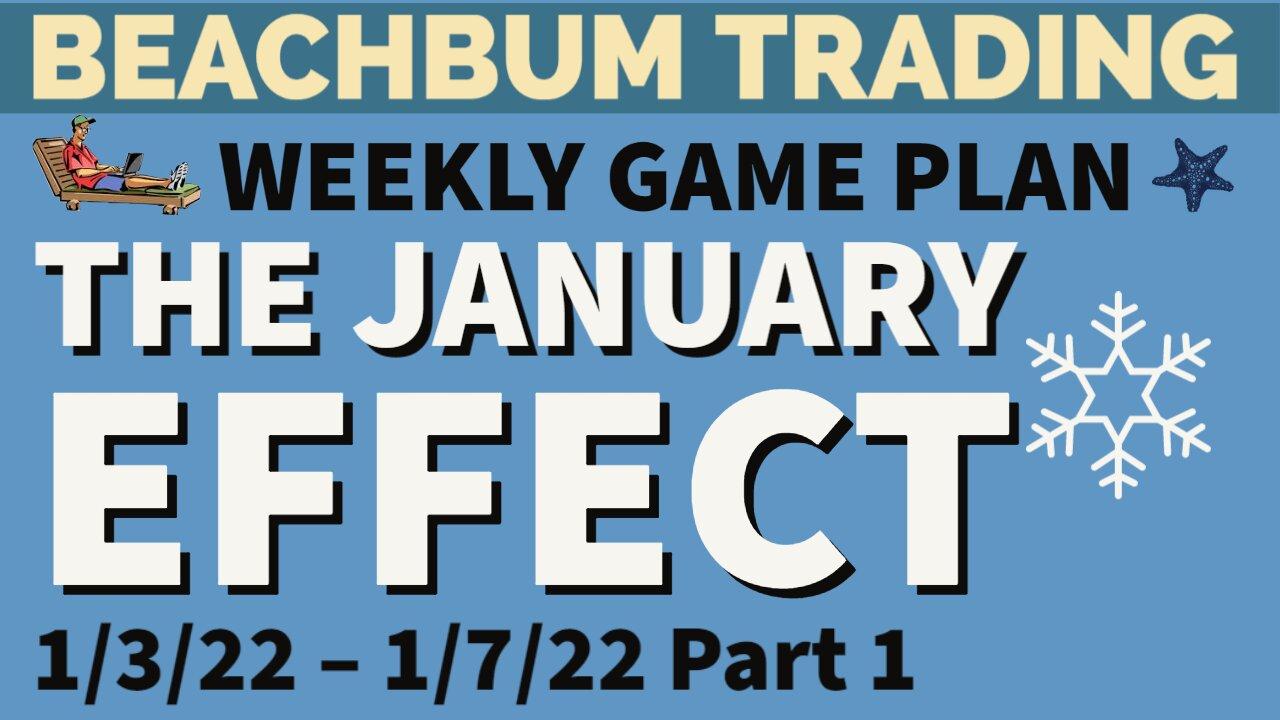 [Make Money]  from [The January Effect] | [Weekly Game Plan] for 1/3 – 1/7/2022 | Part 1