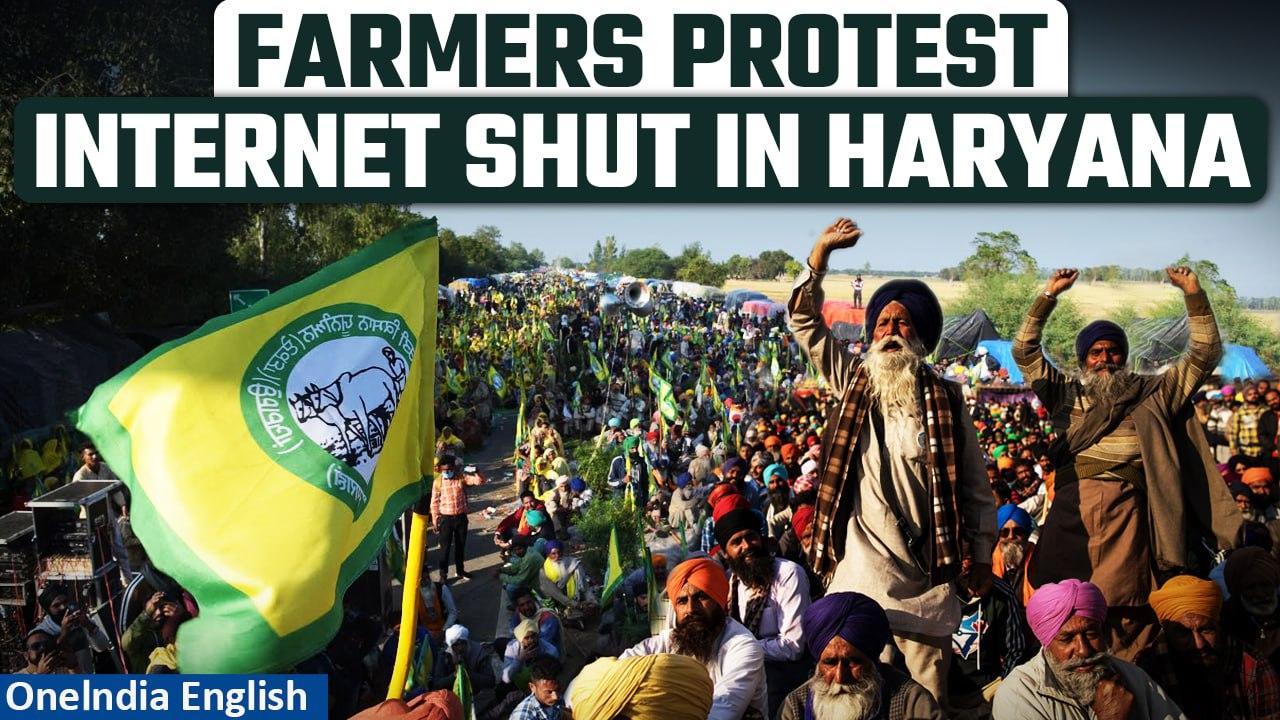 Farmers Protest: Mobile Services Snapped in Haryana' Ambala and Seven Districts | OneIndia News