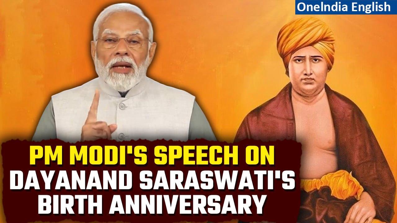 PM Modi Shares Swami Dayanand Saraswati's Contributions Towards India on His Birth Anniversary
