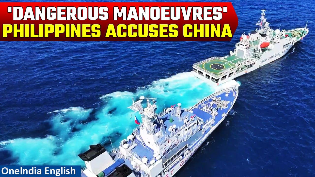 Philippines accuses China of dangerous manoeuvres near Scarborough Shoal | South China Sea| Oneindia