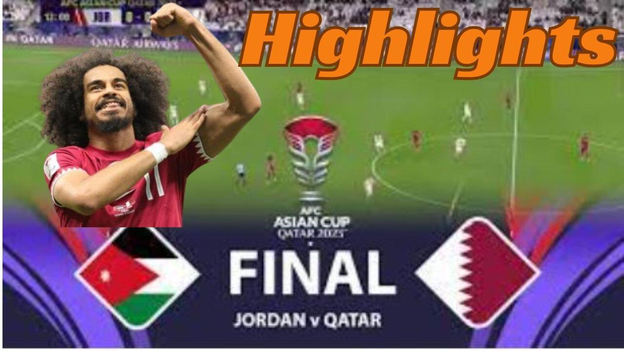 #AsianCup2023 | Final | Jordan 1 - 3 Qatar | Jordan Vs Qatar | Football Cricket Highlights