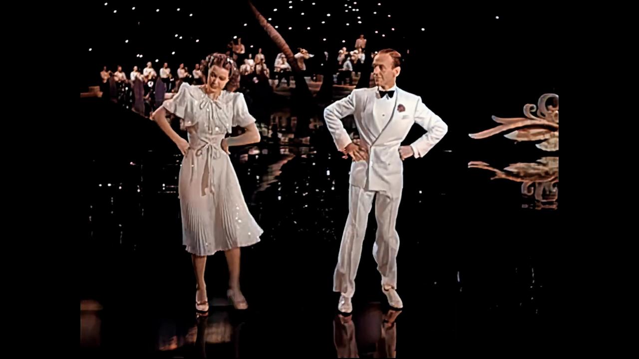 Fred Astaire Eleanor Powell Begin The Beguine Broadway Melody of 1940 colorized 4k