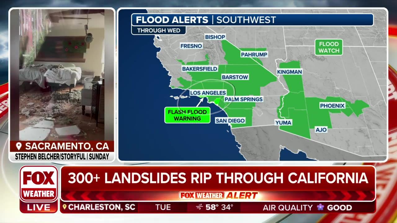9 Trillion Gallons Of Water Have Fallen On CA Since February 1 Due To Atmospheric River Storms