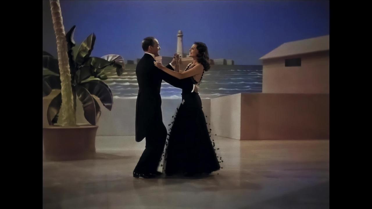Fred Astaire Rita Hayworth You'll Never Get Rich 1941 So Near and Yet So Far colorizer 4k